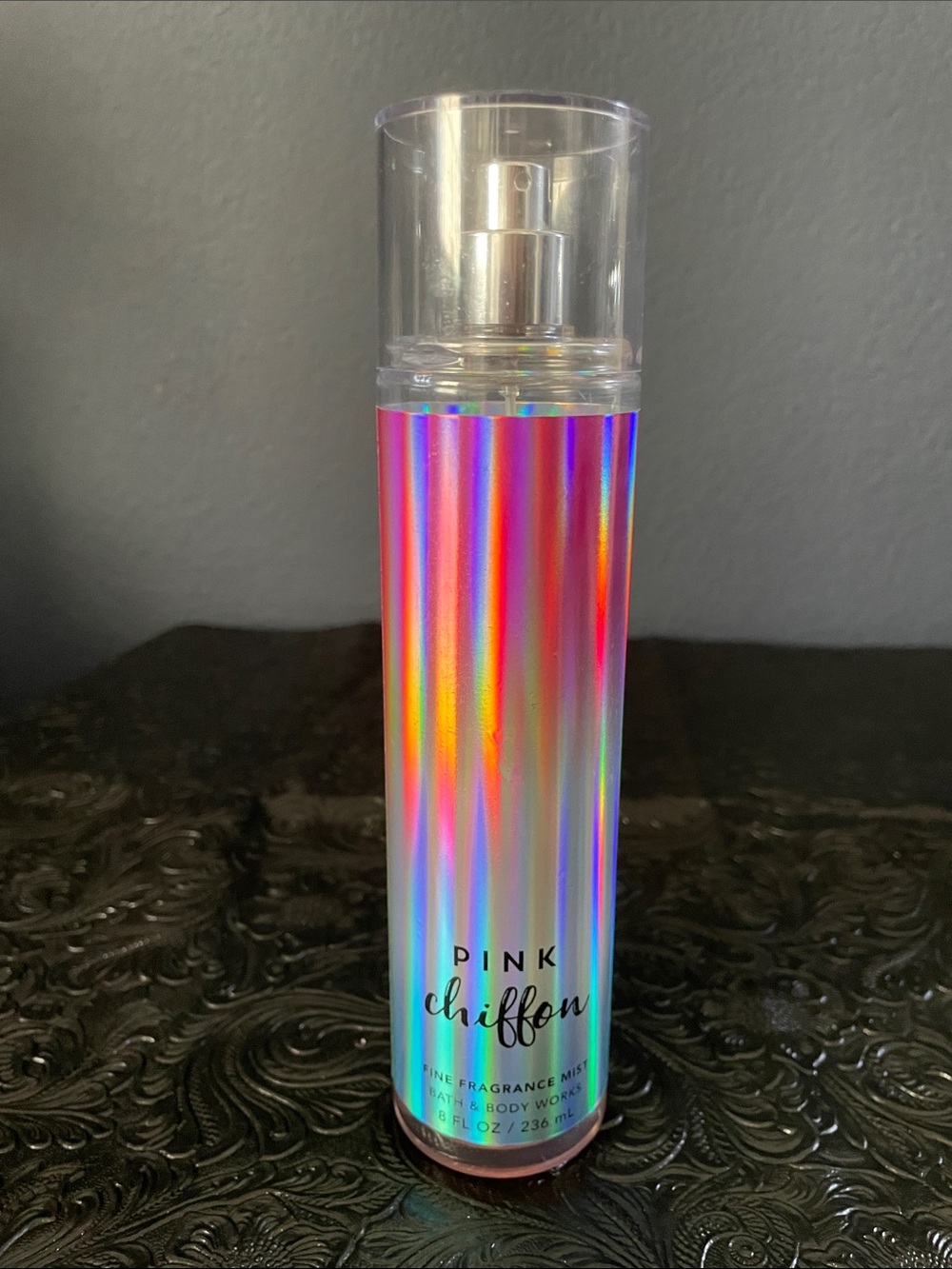 Bath & Body Works Pink Chiffon Holographic Iridescent Mist